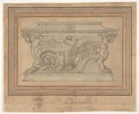 Giulio Romano Design For A Casket With The Gonzaga Eagle The Met