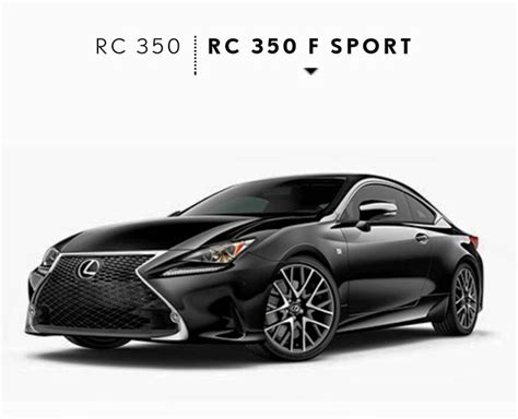 Lexus RC 350 sport in black | Lexus, Lexus cars, Cool cars