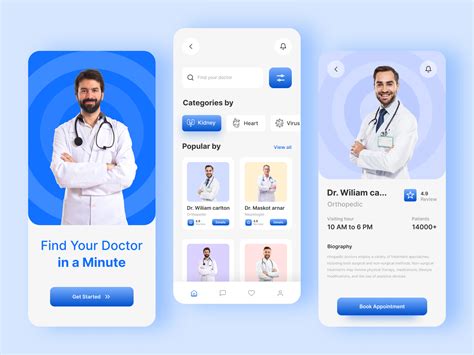 Doctor Finding App Ui Design By Sazidur Rahman On Dribbble