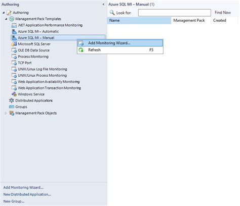 Azure Sql Managed Instance용 관리 팩의 수동 모니터링 템플릿 Microsoft Learn