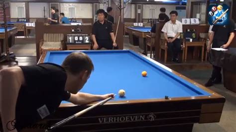 Billiards 3 Cushion Torbjörn Blomdahl Vs Kim Kyung Ryul Part 1 당구 3 쿠션