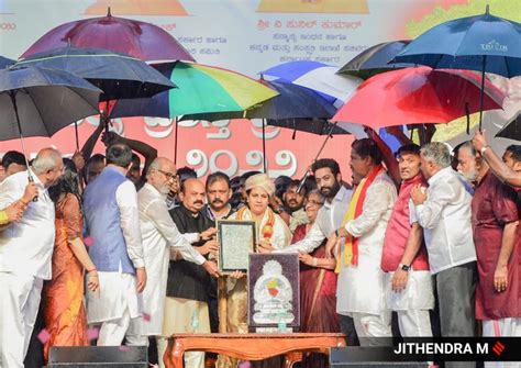 Puneeth Rajkumar Posthumously Conferred ‘karnataka Ratna Award At Rain