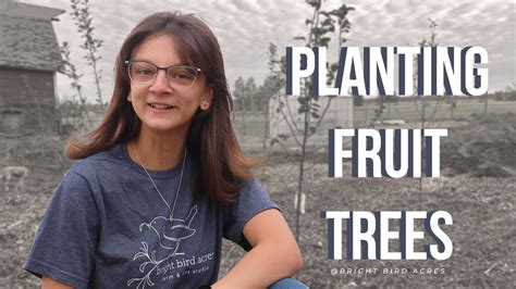 Planting Fruit Trees At The Farm 🍎🍐 Brightbirdacres Youtube