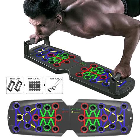 Multifunctional Folding Push Up Board Torch Graphics