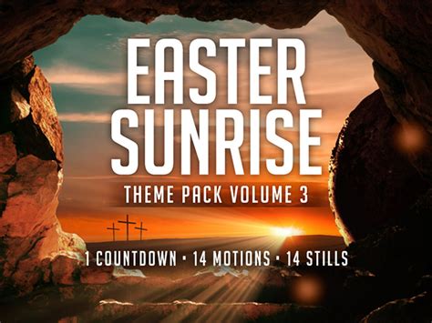 Easter Sunrise Theme Pack Volume 3 Hyper Pixels Media Worshiphouse