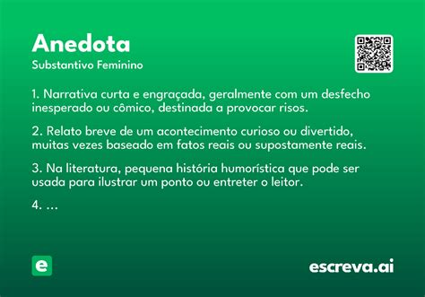 O Que Significa Anedota - Anedota - Significado e Sinônimo - escreva.ai