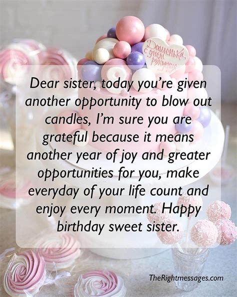 Simple Birthday Quotes For Sister - ShortQuotes.cc