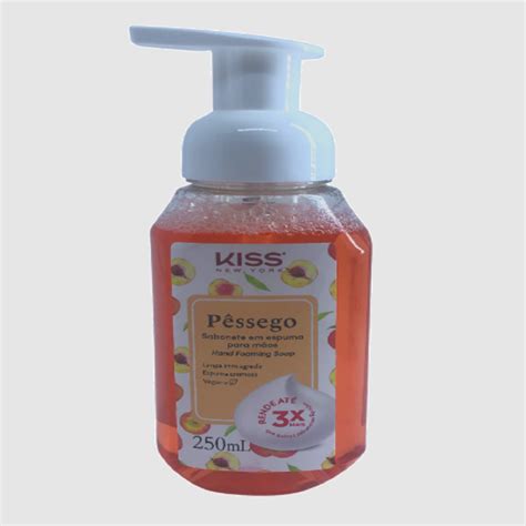 Kiss Sab Em Espuma Se03B Pessego Polyser distribuidora de cosméticos