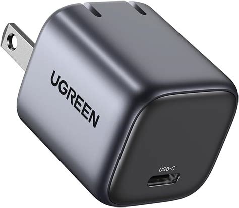 UGREEN Nexode 30W Mini Cargador USB C GAN Cargador Tipo C Carga Rápida