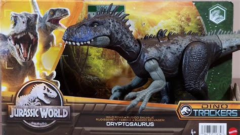 Mattel Jurassic World Wild Roar Dryptosaurus Dino Trackers 2023