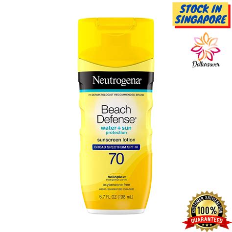 Neutrogena Beach Defense Sunscreen Lotion Spf70 Broad Spectrum 198ml Shopee Singapore