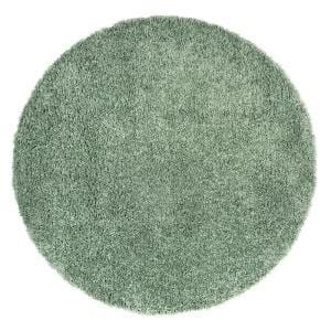 NuLOOM Kara Solid Shag Green 4 Ft X 6 Ft Area Rug KKBX01G 406 The