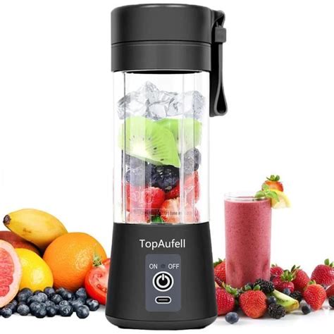 Topaufell Mixeur Portable Mixeur Personnel Pour Smoothies Et Milk