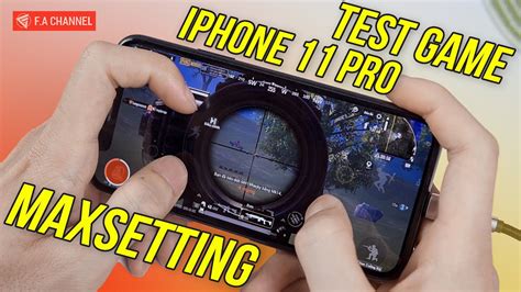 Test Game Trên Iphone 11 Pro Apple A13 Cân Maxsetting Game Siêu Mượt