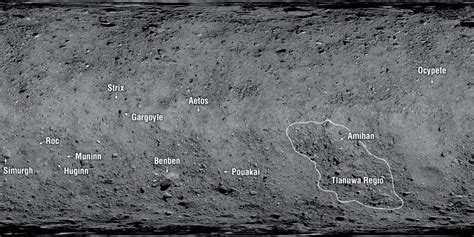 First Official Names Given to Features on Asteroid Bennu - OSIRIS-REx ...