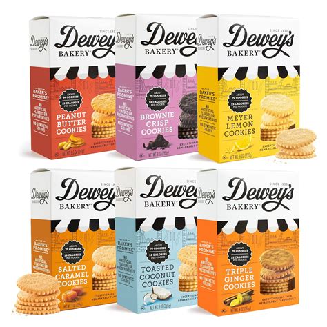 Deweys Bakery Classic Complete Cookie Collection Meyer Lemon Brownie Crisp