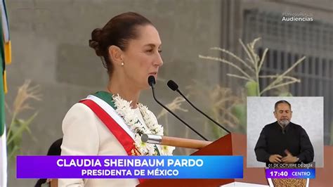 Inicia El Gobierno De Claudia Sheinbaum Con La Bandera Del “humanismo