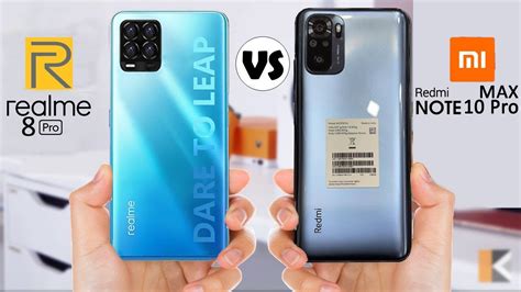 Realme 8 Pro Vs Redmi Note 10 Pro Max Full Comparison Salmans 108mp Pro Camera Redmi Vs