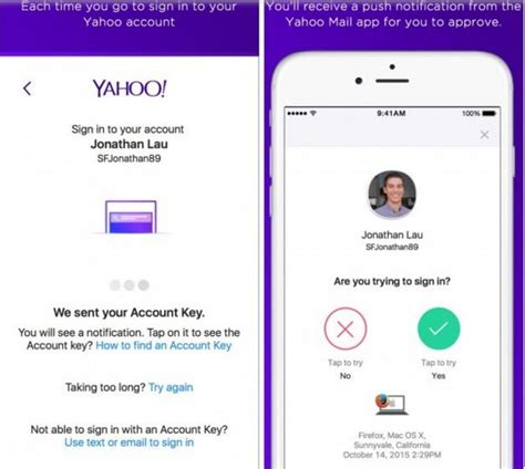 El nuevo Yahoo Mail para móvil no necesita password