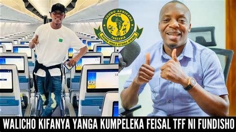 Live FEISAL ATINGA TFF BAADA YA KUANDIKIWA BARUA YANGA WATAKA KULIPWA