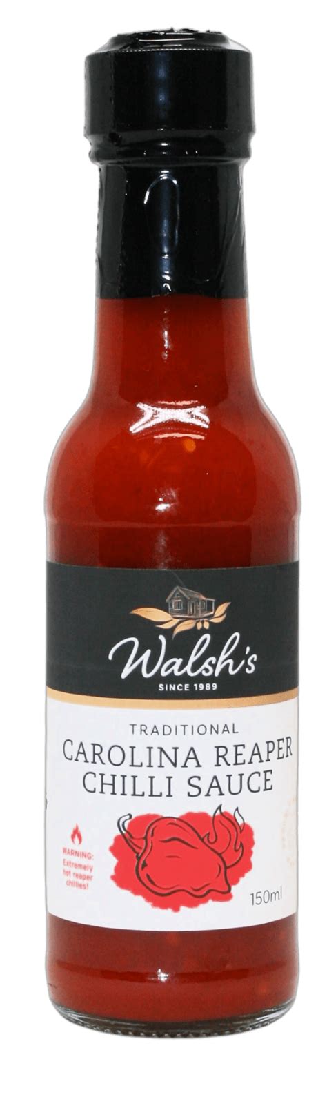 CAROLINA REAPER CHILLI SAUCE - 150ML BOTTLE - Walshs Home Made