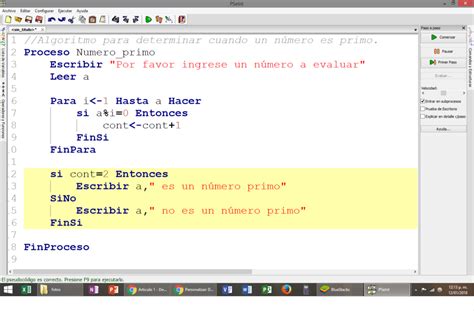 Algoritmo Para Determinar Si Un Numero Es Primo En Pseint Images And Photos Finder