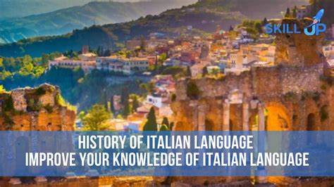 History Of Italian Language - Design Talk