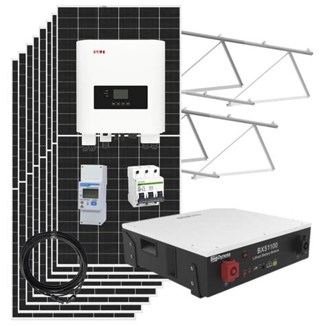 Kit Solar Autoconsumo 12000W Con Bateria Litio N4 Solarbex