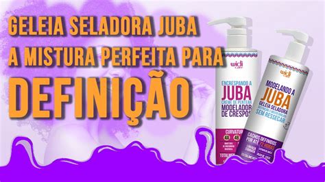 Definição a Modelando a Juba Geleia Seladora Linha Juba Widi