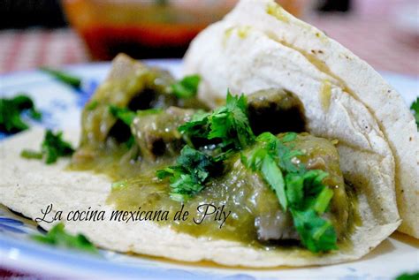 Lengua En Salsa Verde Tongue I Love This Dish Beef Tongue