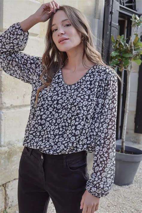 Blouse Imprim Fleuri Actuelle Collection