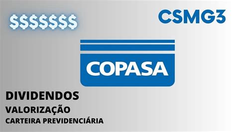 COPASA CSMG3 ANUNCIA PAGAMENTO DE JCP VALORES E DATA NÚMEROS