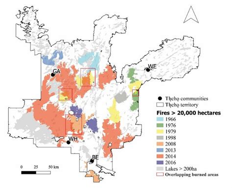 4 Distribution Of Burned Areas And Year Of Ignition Of Fires Larger