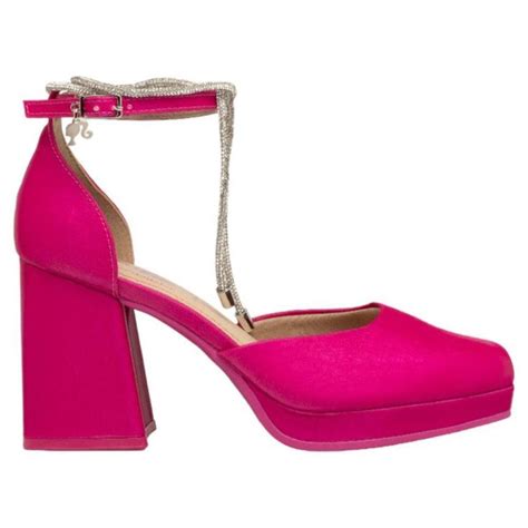 Sapato Salto Alto Piccadilly Barbie Feminino Rosa Metal Em