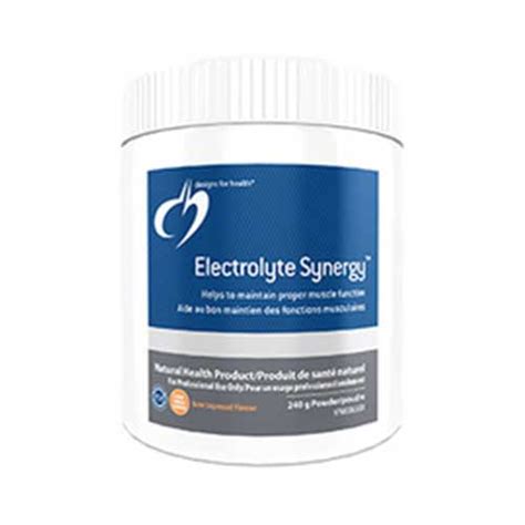 Designs For Health Electrolyte Synergy Powder Premium Supplements