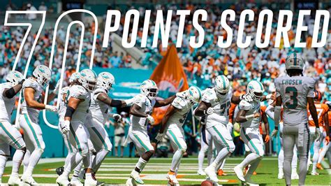 Miami Dolphins Historically Dominated Denver Broncos 70 20 Wow Youtube