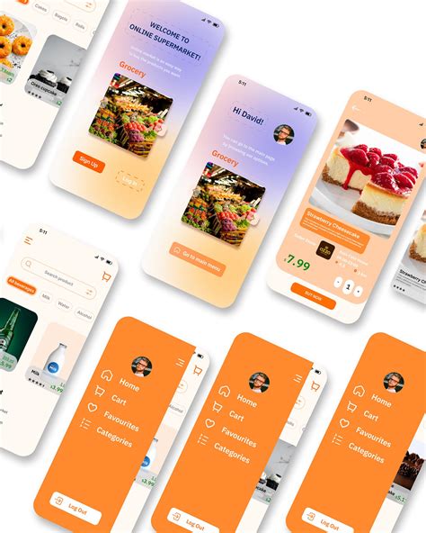 Supermarket App Behance