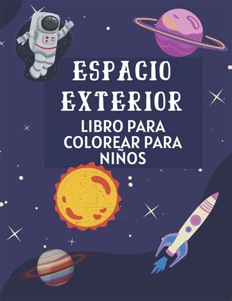 Buy Espacio Exterior Libro Para Colorear Para Ni Os