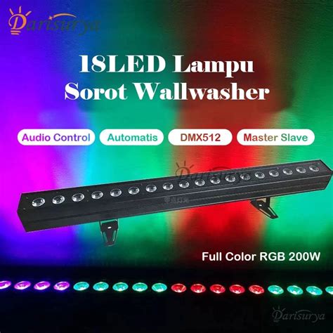 Jual Garansi Cod Lampu Wallwasher Led Wall Washer X W Fullcolor