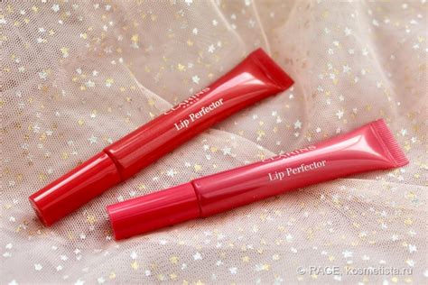 Прекрасные бальзамы Clarins Lip Perfector в оттенках 23 Pomegranate