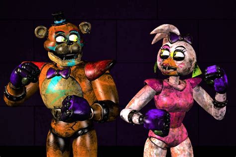 Glamrock Freddy and Glamrock Chica (SFM FNaF SB) by GwenAlvarez36 on