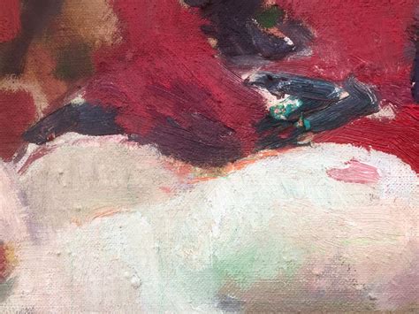 Ramon Sanvisens Marfull Nude Woman Oil On Canvas Painting For Sale At