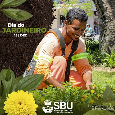 15 de Dezembro – Dia do Jardineiro – Prefeitura de São Bento do Una – PE
