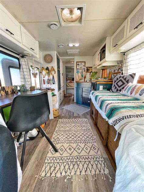 Rv Remodel Before And After Transforming A Year Old Camper