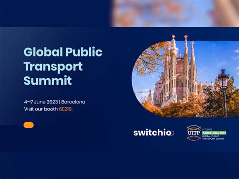 Switchio Will Be One Of The Exhibitors At UITP 2023 In Barcelona