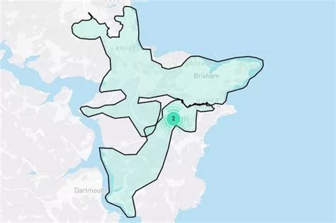 Map Shows Cryptosporidium Outbreak Area In Torbay Devon Live