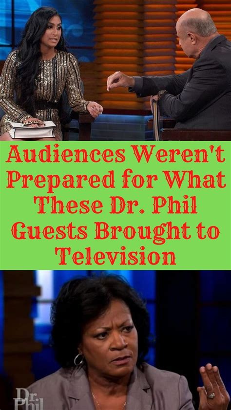 Audiences Weren't Prepared for What These Dr. Phil Guests Brought to ...