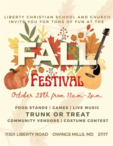 Fall Community Festival 2023 - Liberty Church, PCA