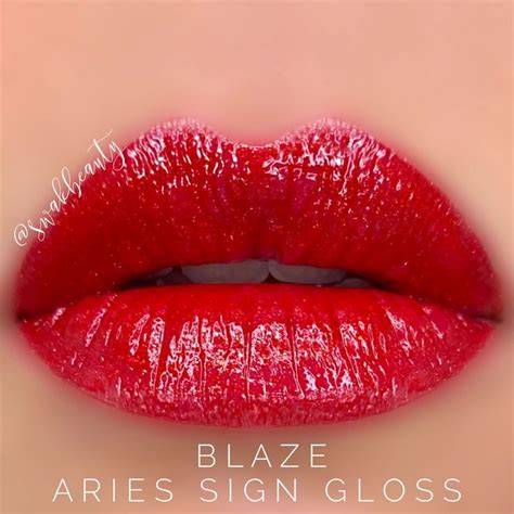 Blaze Lipsense With Aries Sign Gloss Artofit