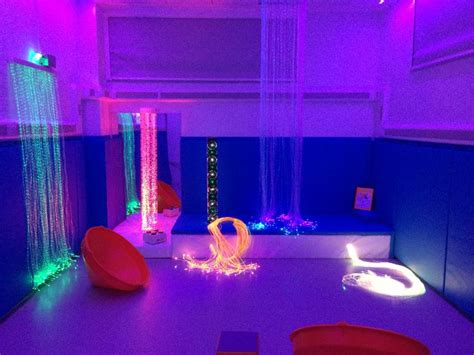 Sensory Room With Colour Wash Kit Sensory Room Sensory Rooms Sensory Wall